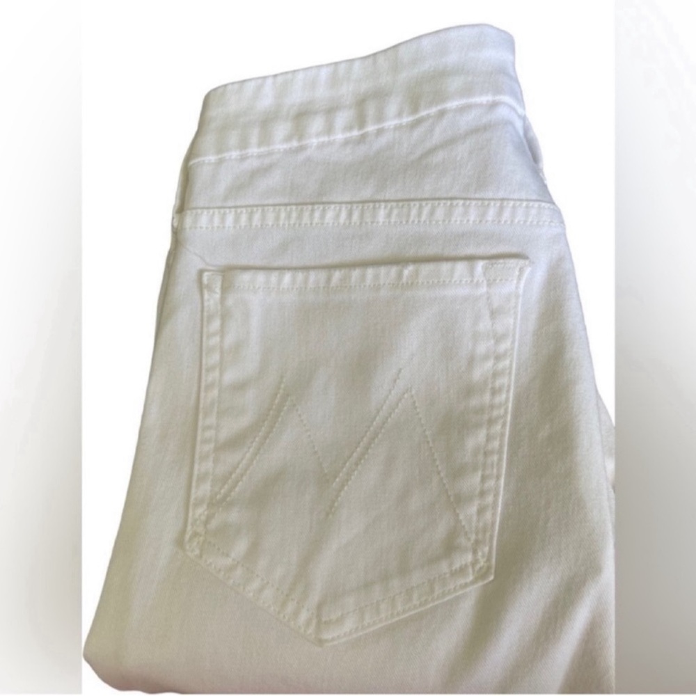 MOTHER LOOKER ANKLE FRAY Glass Slipper Jeans Size 31 - Picture 9 of 13